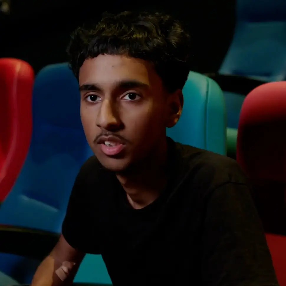 Young patient in the CW+ MediCinema