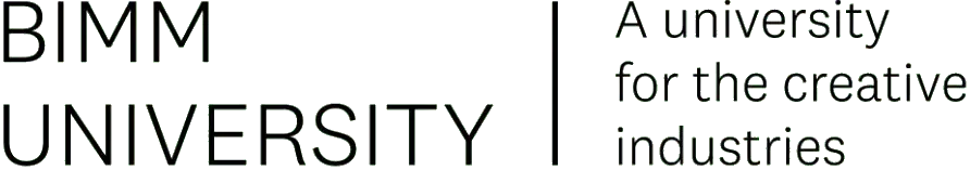 BIMM university logo with the text: A university for the creative industries