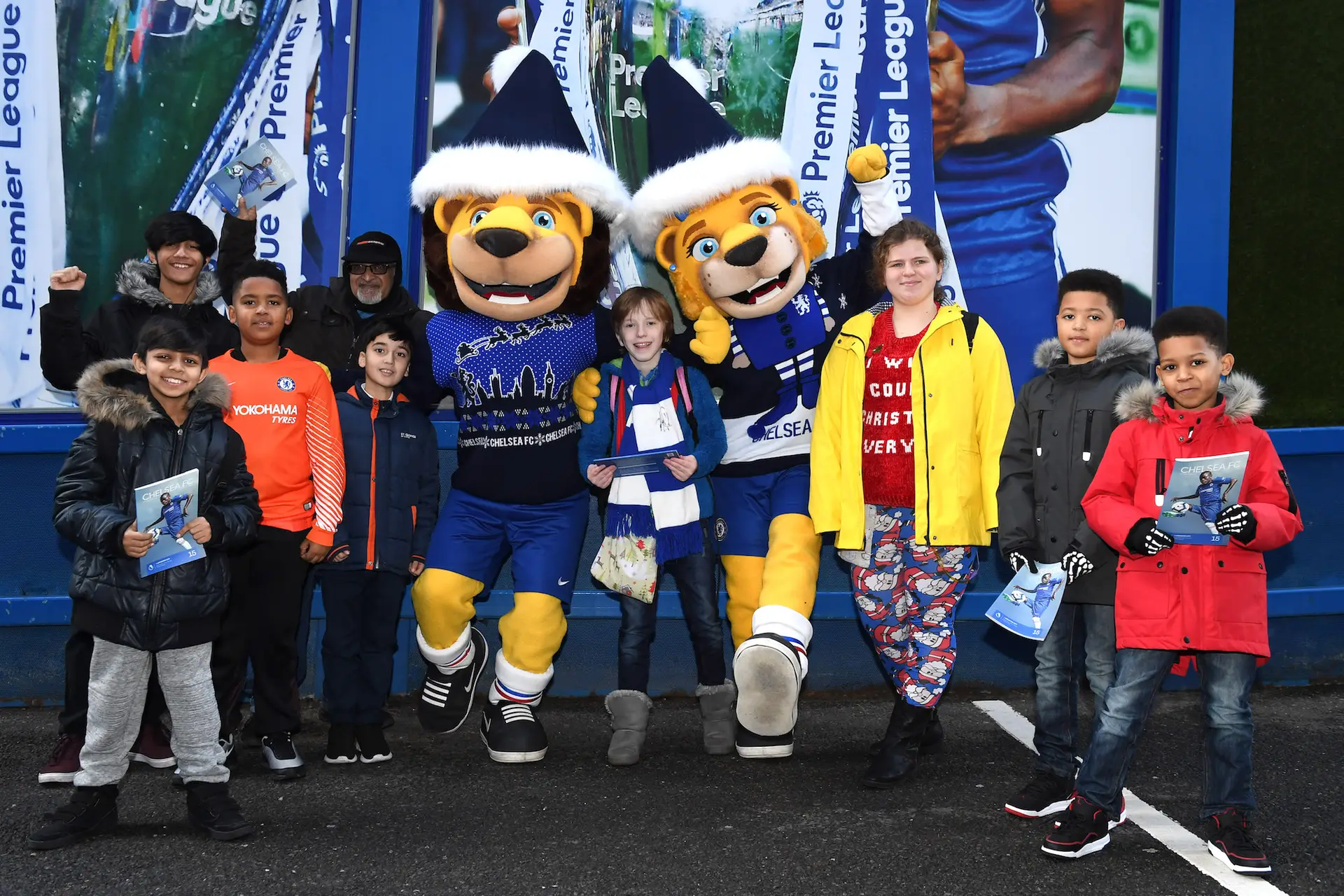 during the Premier League match between Chelsea FC and Leicester City at Stamford Bridge on December 22, 2018 in London, United Kingdom.