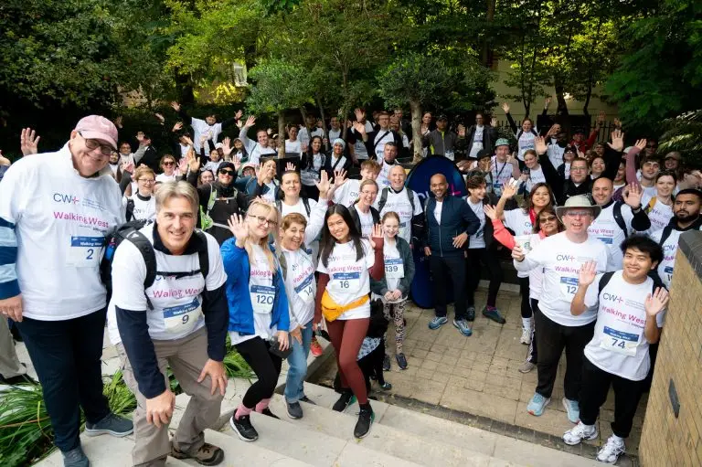 Walking West - group pic of walkers