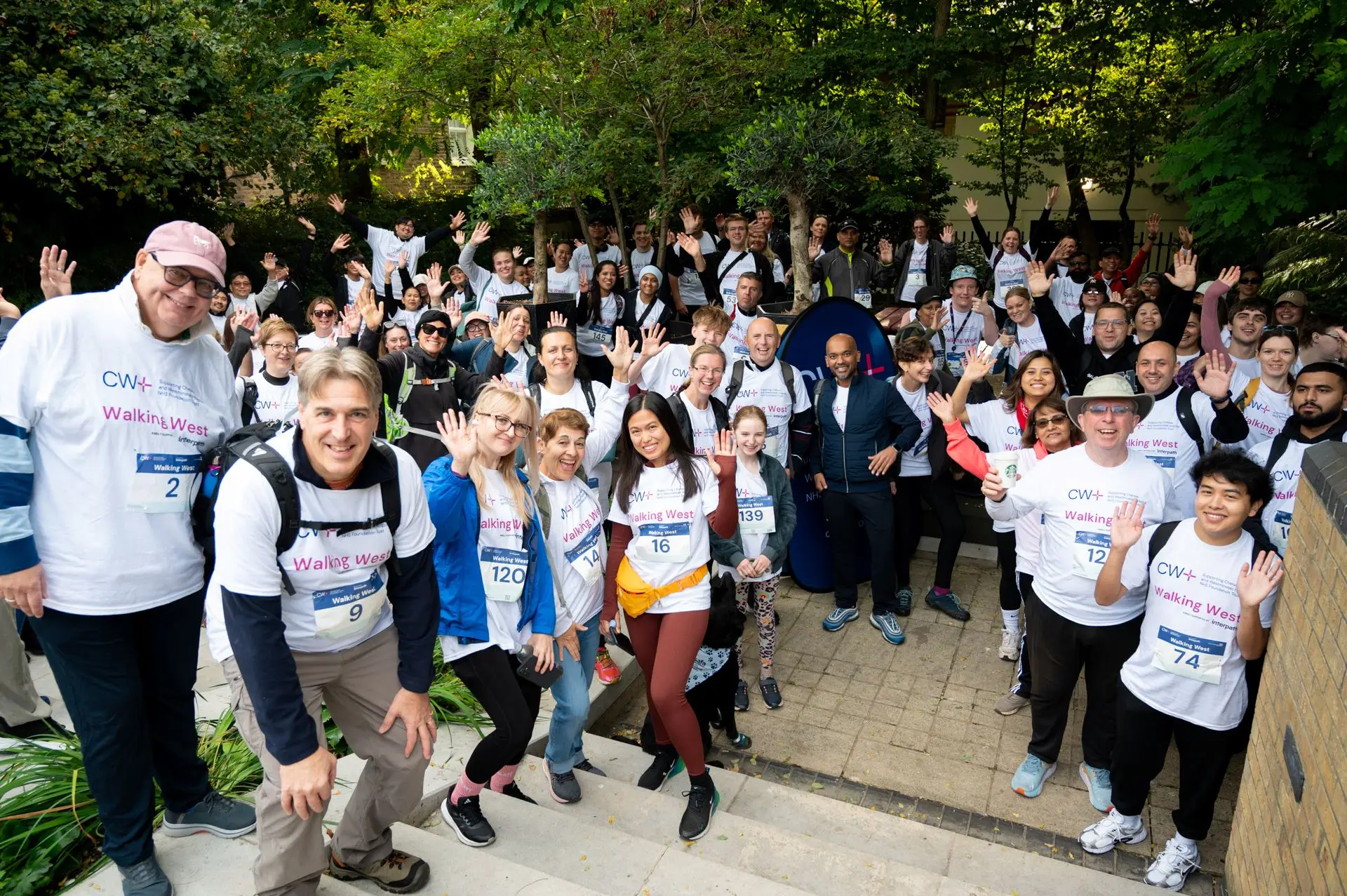 Walking West - group pic of walkers