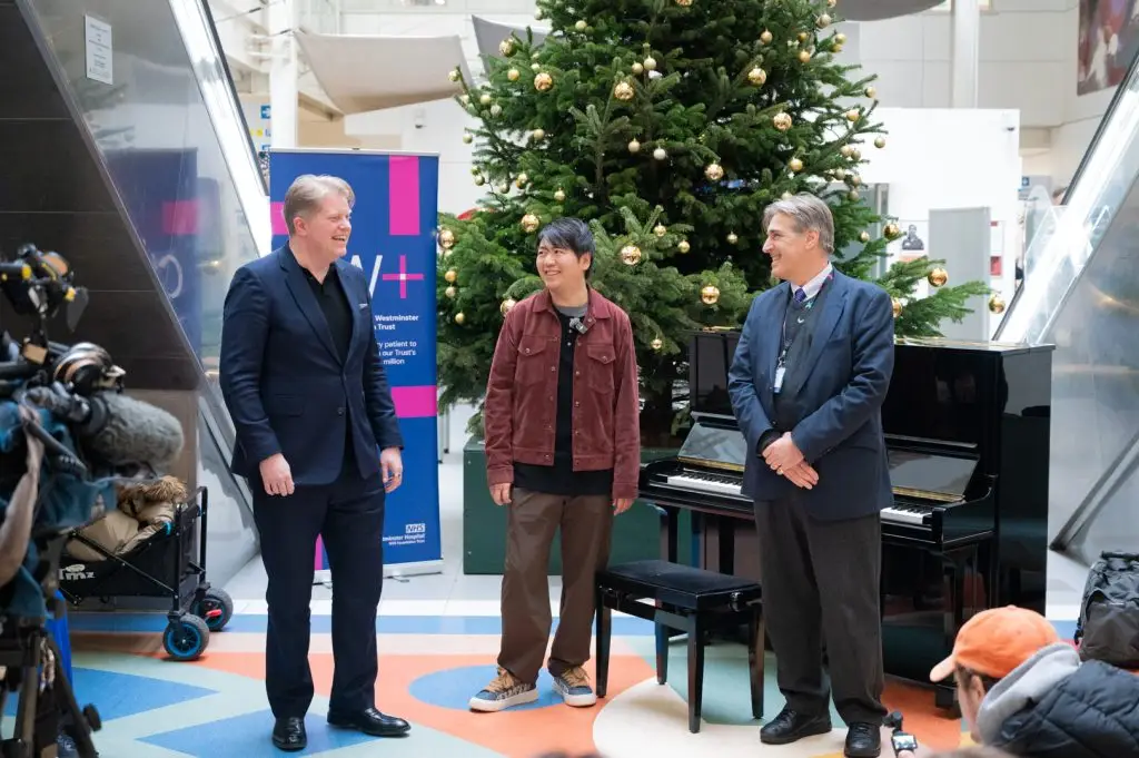 Chris Chaney with Roger Chinn and Lang Lang