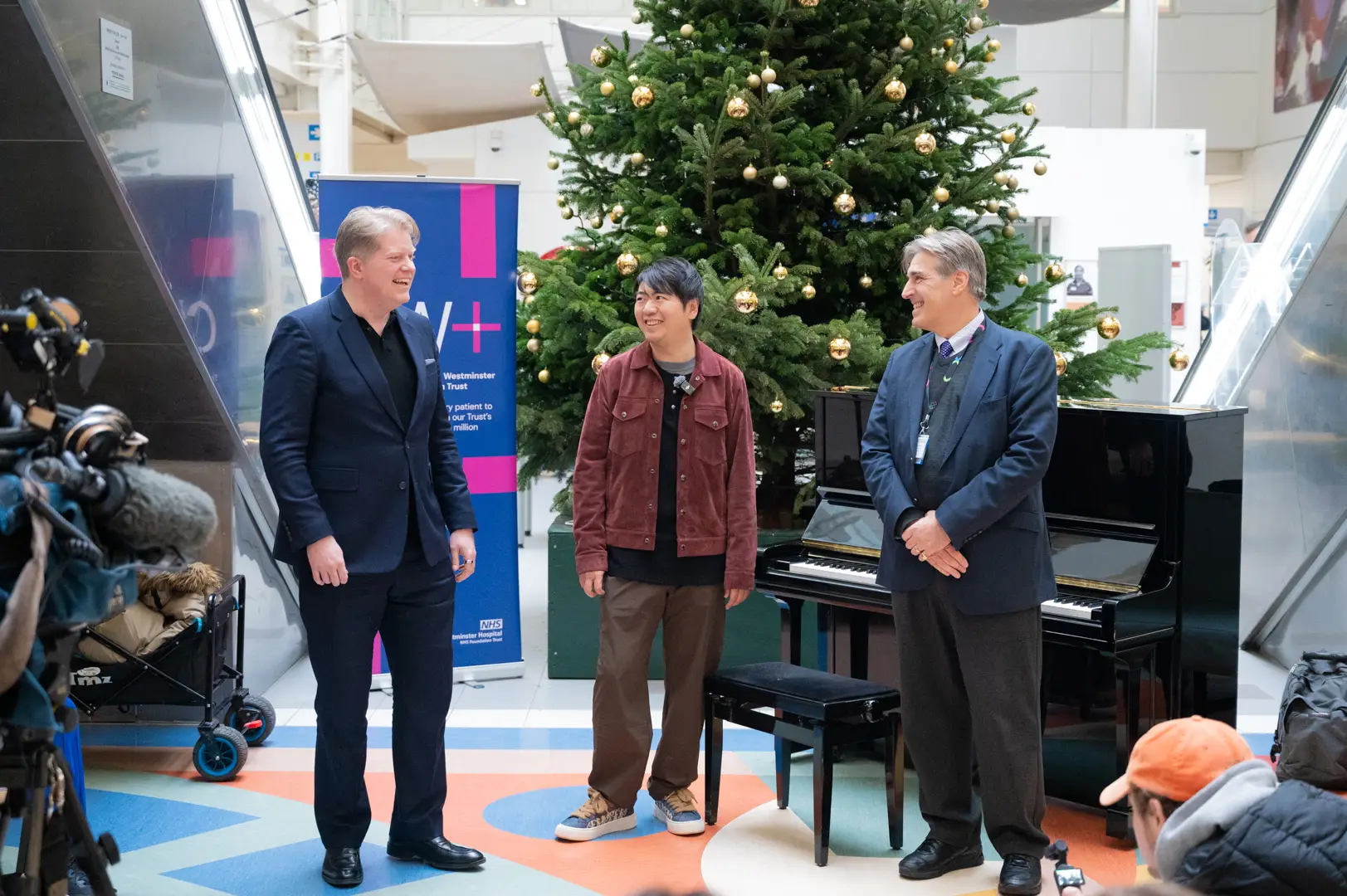 Chris Chaney with Roger Chinn and Lang Lang